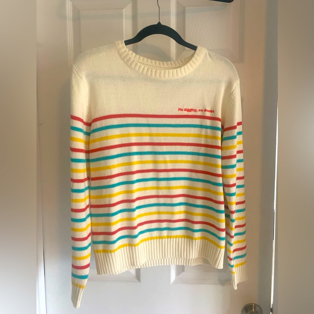 No diggity no doubt sweater size small